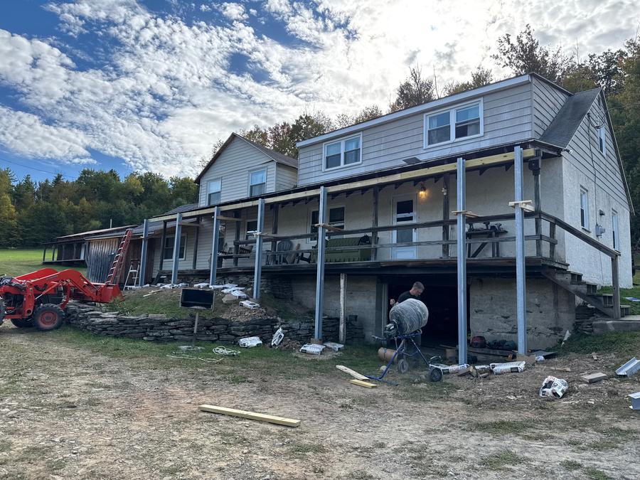 Final step, adding the concrete.jpg