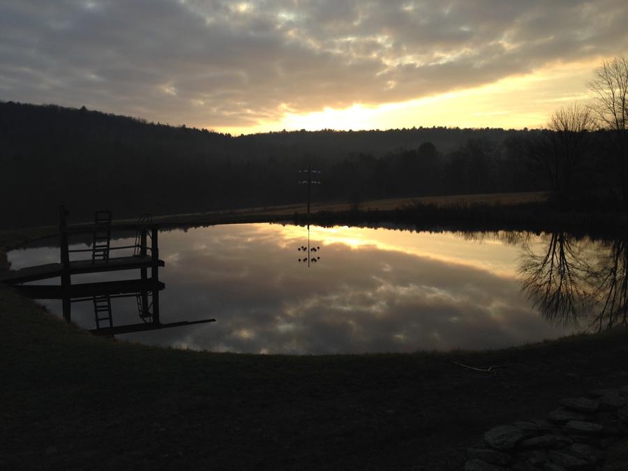 The Pond on a picture perfect evening