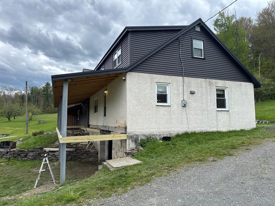 Start of the new porch