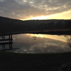 The Pond on a picture perfect evening